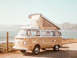 Preview wallpaper volkswagen t2, volkswagen, van, motorhome, car