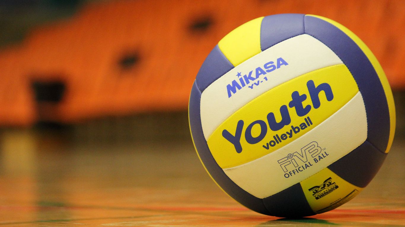 Download Wallpaper 1366x768 Volleyball Balls Volleyball Sports Tablet Laptop Hd Background