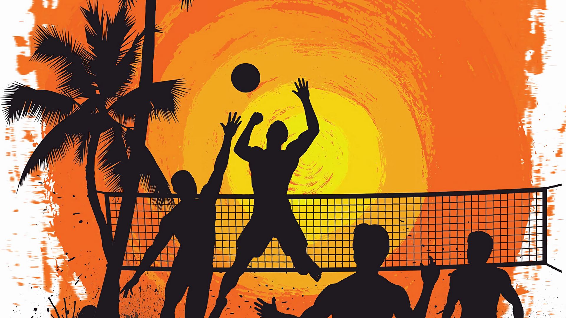 Volleyball Backgrounds Creative Fashion Sports Background | PSD Free  Download - Pikbest