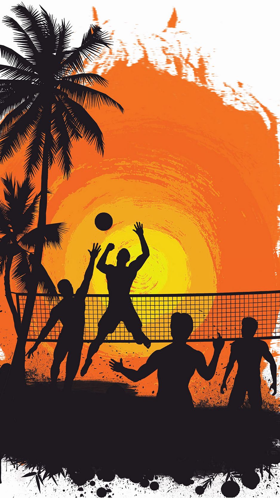 Beach Volleyball Wallpaper  Download to your mobile from PHONEKY