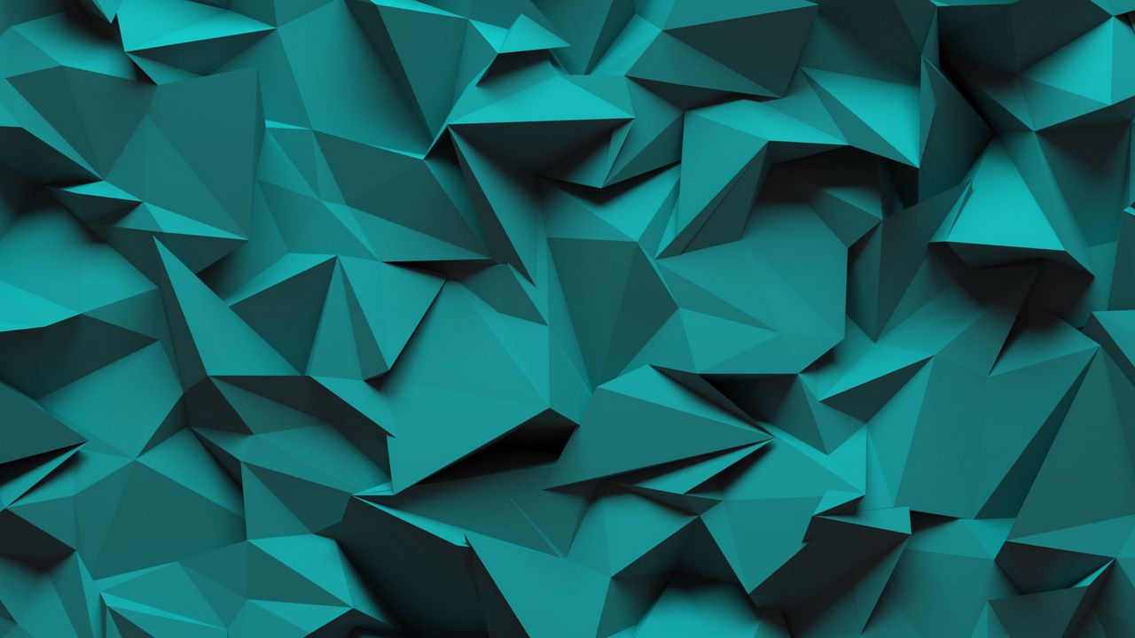 Wallpaper volume, triangles, shape