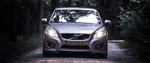 Preview wallpaper volvo, car, front view, road