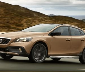 Preview wallpaper volvo, v40, cross country, brown