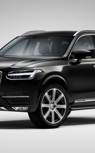 Preview wallpaper volvo xc90, black, side view