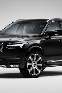 Preview wallpaper volvo xc90, black, side view