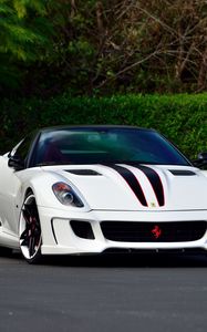 Preview wallpaper vorsteiner, ferrari, white, side view