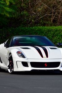 Preview wallpaper vorsteiner, ferrari, white, side view