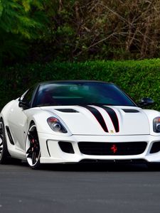 Preview wallpaper vorsteiner, ferrari, white, side view