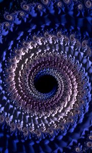 Preview wallpaper vortex, swirling, 3d, fractal, abstraction