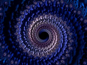 Preview wallpaper vortex, swirling, 3d, fractal, abstraction