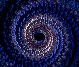 Preview wallpaper vortex, swirling, 3d, fractal, abstraction