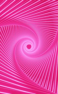 Preview wallpaper vortex, swirling, pink, glow, bright