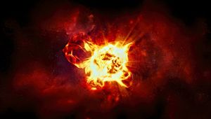 Preview wallpaper vy canis majoris, supergiant, star, space