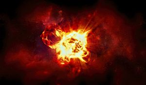 Preview wallpaper vy canis majoris, supergiant, star, space