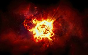 Preview wallpaper vy canis majoris, supergiant, star, space