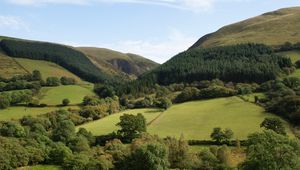 Preview wallpaper wales, britain, landscape, valley, hill