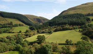 Preview wallpaper wales, britain, landscape, valley, hill