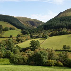 Preview wallpaper wales, britain, landscape, valley, hill