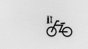 Preview wallpaper wall, bike, texture