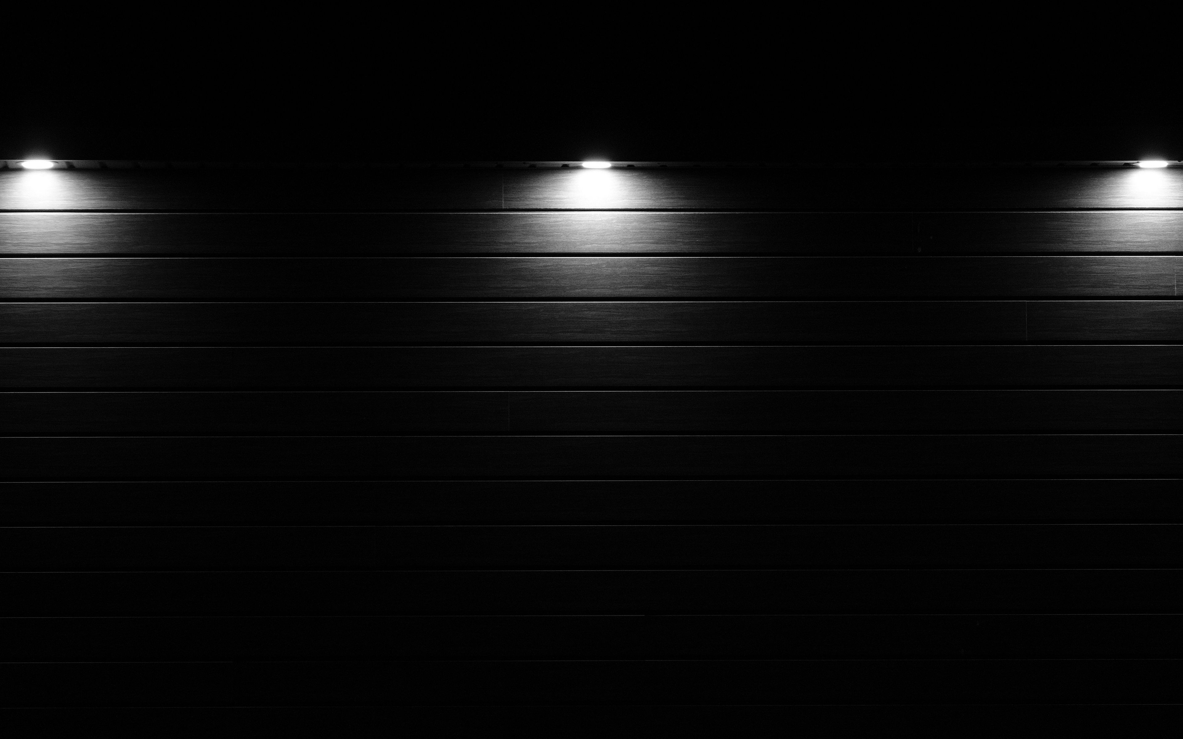 Download wallpaper 3840x2400 wall, boards, light, black and white ...