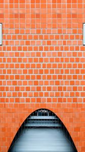 Preview wallpaper wall, brick, arch, building, architecture