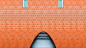 Preview wallpaper wall, brick, arch, building, architecture