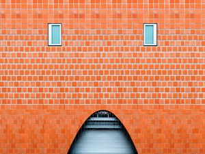 Preview wallpaper wall, brick, arch, building, architecture