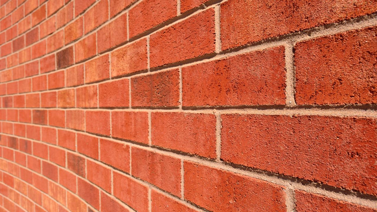 Wallpaper wall, brick, bend, rough, surface, texture