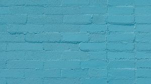 Preview wallpaper wall, brick, blue, texture