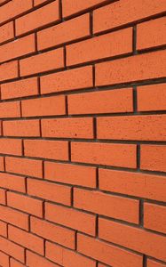 Preview wallpaper wall, brick, bricks, red, texture
