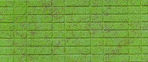 Preview wallpaper wall, brick, green, surface