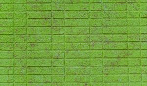 Preview wallpaper wall, brick, green, surface