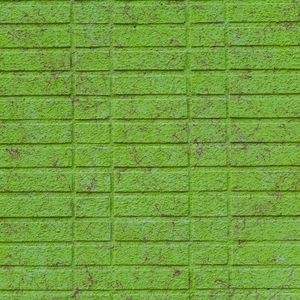 Preview wallpaper wall, brick, green, surface
