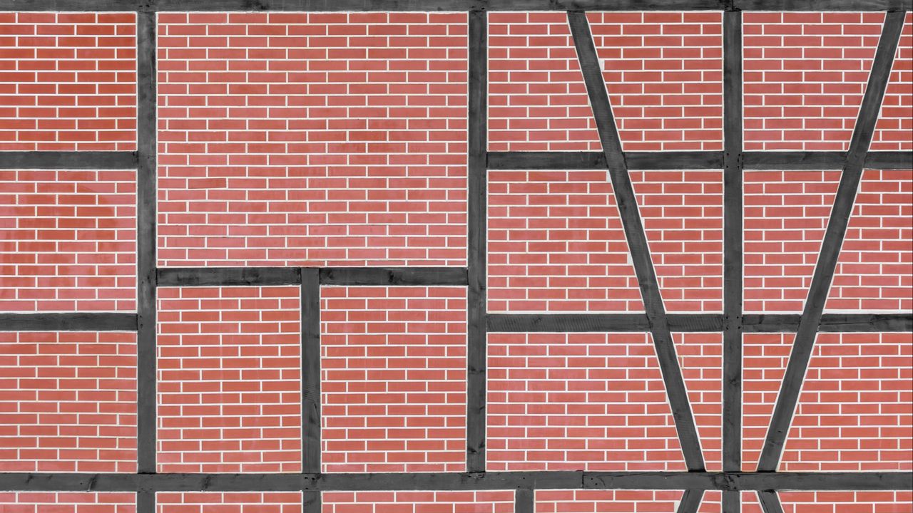 Wallpaper wall, brick, lines, texture