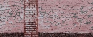 Preview wallpaper wall, brick, paint, scuffs