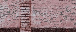 Preview wallpaper wall, brick, paint, scuffs