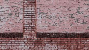 Preview wallpaper wall, brick, paint, scuffs
