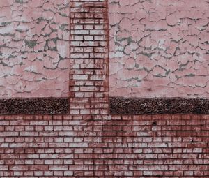 Preview wallpaper wall, brick, paint, scuffs