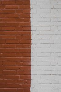 Preview wallpaper wall, brick, paint, brown, white