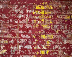 Preview wallpaper wall, brick, paint, stains, texture