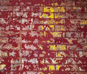 Preview wallpaper wall, brick, paint, stains, texture