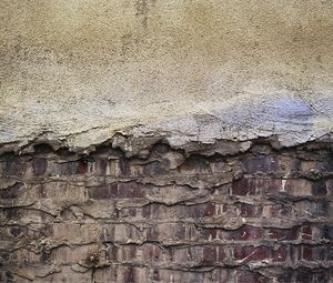 Preview wallpaper wall, brick, plaster, cement, texture