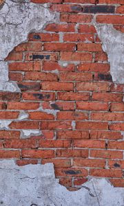 Preview wallpaper wall, brick, plaster, texture