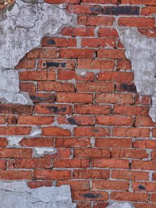 Preview wallpaper wall, brick, plaster, texture