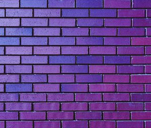 Preview wallpaper wall, brick, purple, texture
