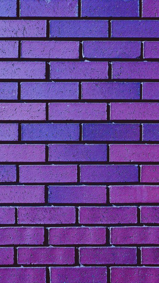 540x960 Wallpaper wall, brick, purple, texture
