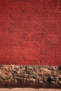 Preview wallpaper wall, brick, red, texture