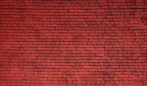 Preview wallpaper wall, brick, red, texture