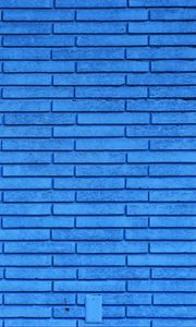 Preview wallpaper wall, brick, rough, surface, texture, blue