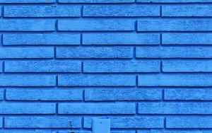 Preview wallpaper wall, brick, rough, surface, texture, blue